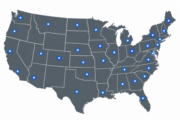 usa-distributor-map Master Truck Body nationwide installation and support network across the United States