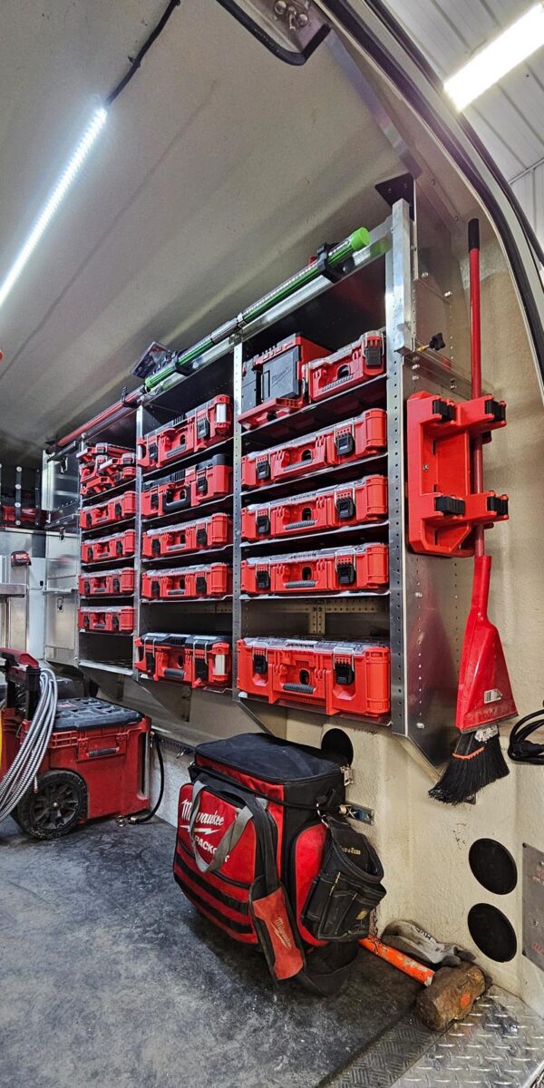 m75-packout Organized Master Truck Body interior with configurable professional tool storage